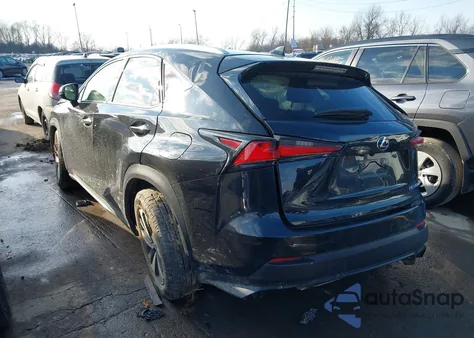 2018 Lexus Nx 300 z USA, uszkodzony, nr VIN JTJBARBZ1J2154953